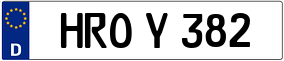 Truck License Plate